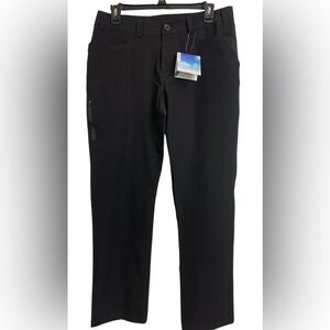 NWT Willits 6 UPF 50 + Outdoor Hiking Quick Dry Pants Black Nylon Spandex 4 Pock